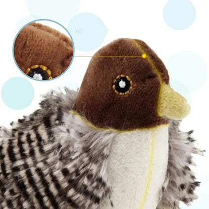 Interactive Sound Bird Cat Toy - Flapping Feather Fun for