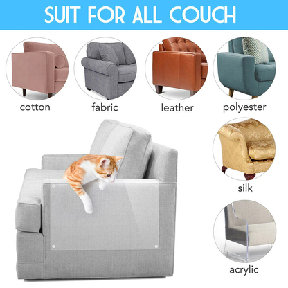 8PC Cat Scratch Furniture Protector Guards Anti-Scratch