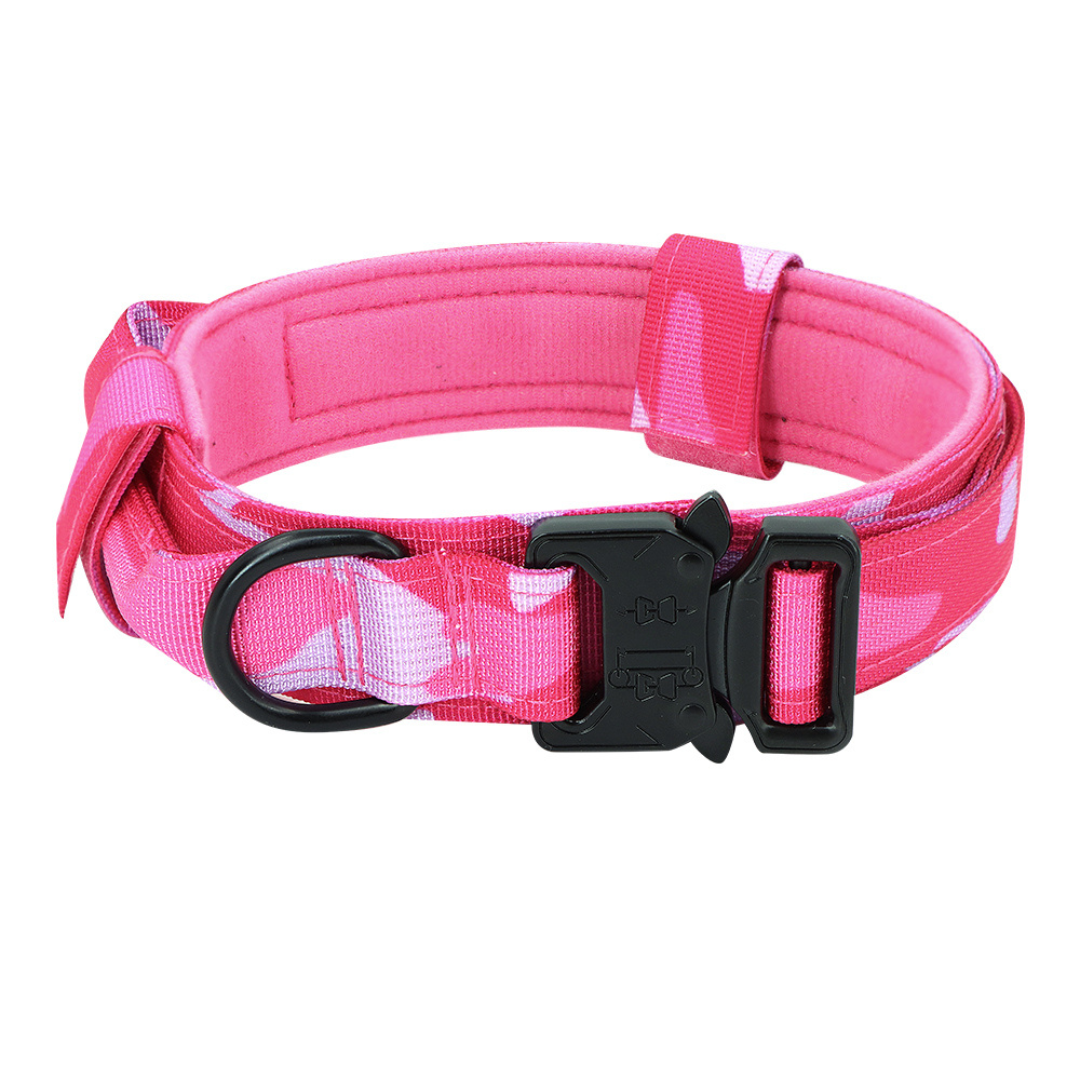 Dog Collar Tactical K9 With Patch Panel Top Handle...