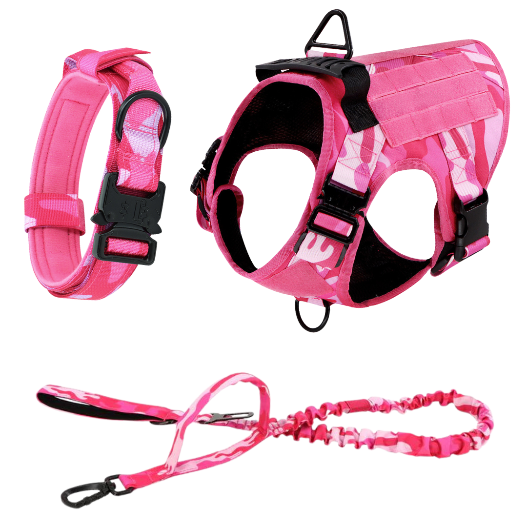 Tactical Dog Harness No-Pull With Front And Back D-Rings...