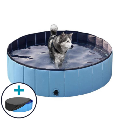 Pop-Up Dog Pool Foldable - Outdoor Bath And Pool For...