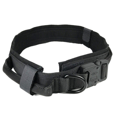 Dog Collar Tactical K9 With Patch Panel Top Handle...