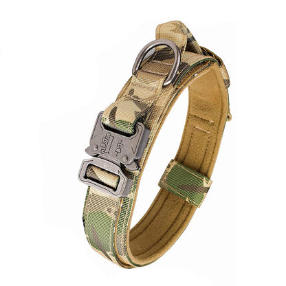 Dog Collar Tactical K9 With Patch Panel Top Handle...