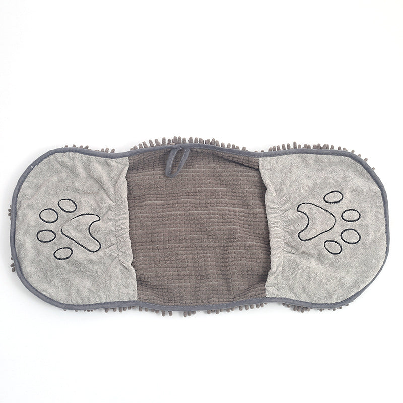 Dog Towel Wrap With Hand Pockets Quick Dry Microfiber...