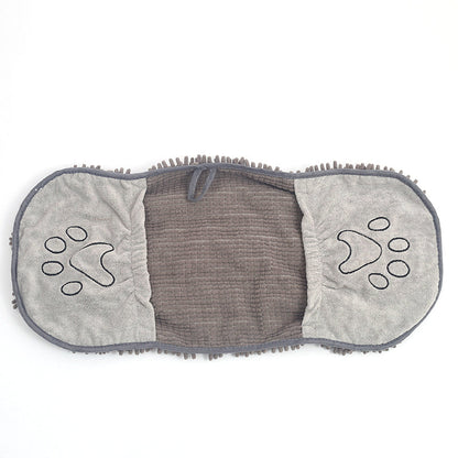 Dog Towel Wrap With Hand Pockets Quick Dry Microfiber...